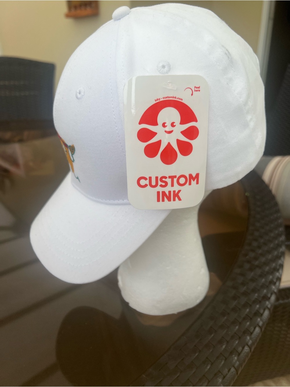 NWT CapAmerica Baseball Cap with Cheerful Perfect Bar Peanut Embroidery - Picture 5 of 10